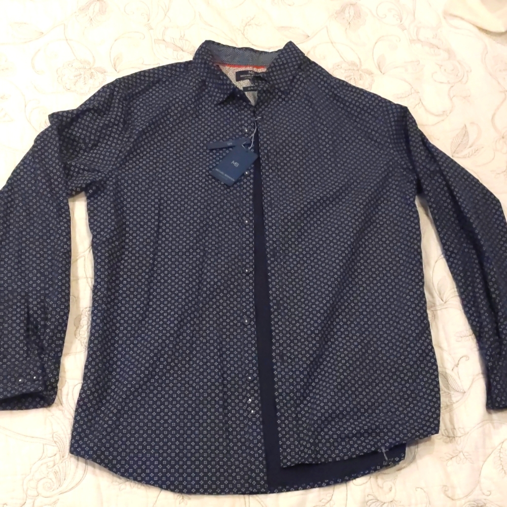 Michael Brandon Slim Fit L Long Sleeve Button Down